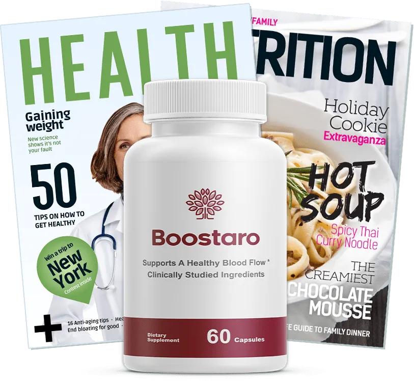Boostaro male vitality supplement bottle